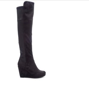 Chinese Laundry knee high wedge boots